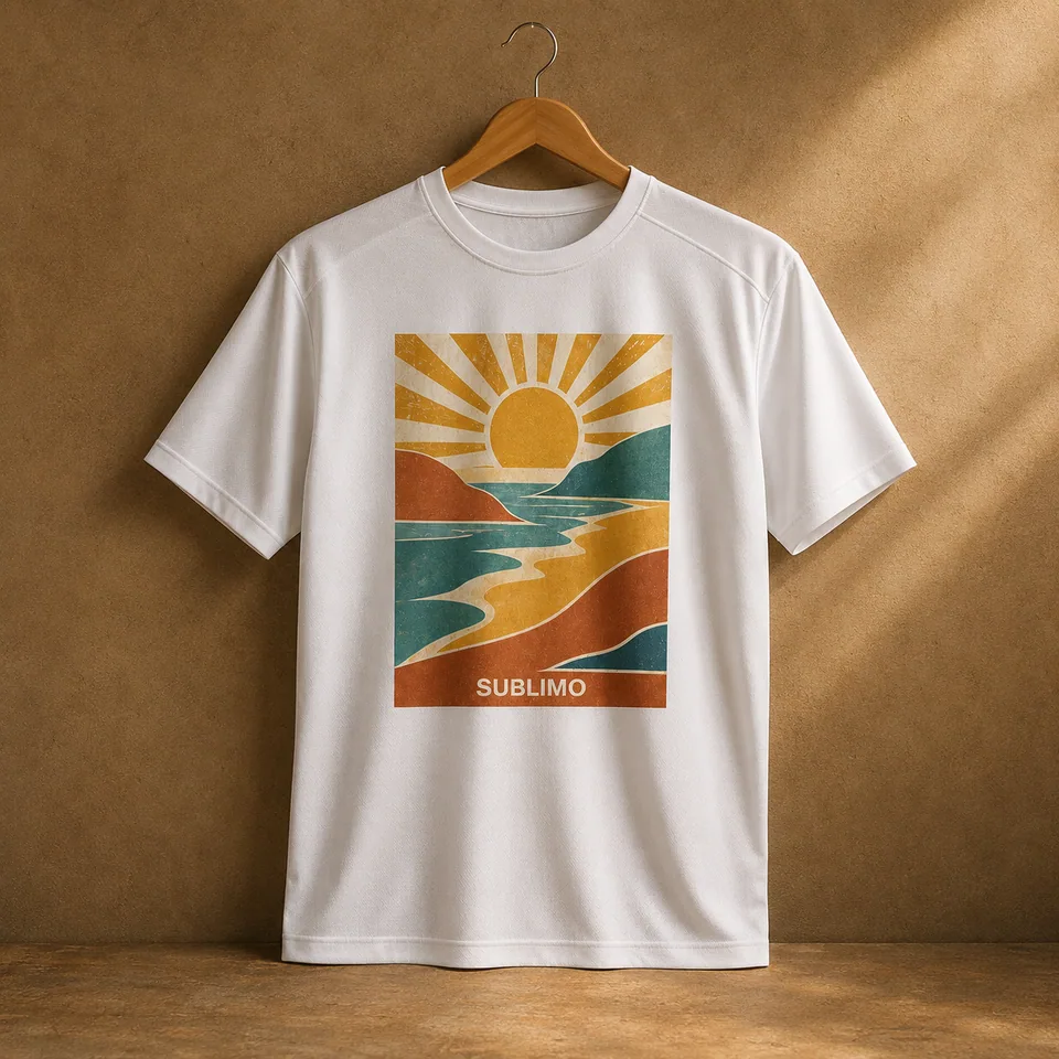 Polera deportiva sublimada: ejemplo ilustrativo de personalización Sublimo